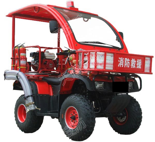 ATV250 All Terrain Fire Fighting Motorcycle With Water Mist Equipment