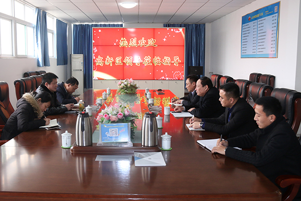 Welcome Jining High-tech Zone Leaders to Visit Parent Group of Shandong Day Shield  