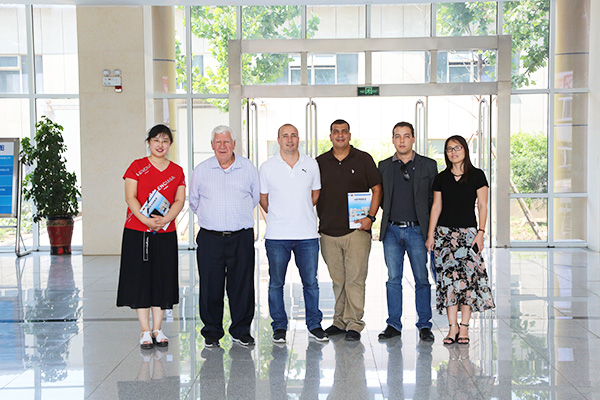 Warmly Welcomes Colombian Merchants To Visit Shandong Tiandun For Purchase Steel Material