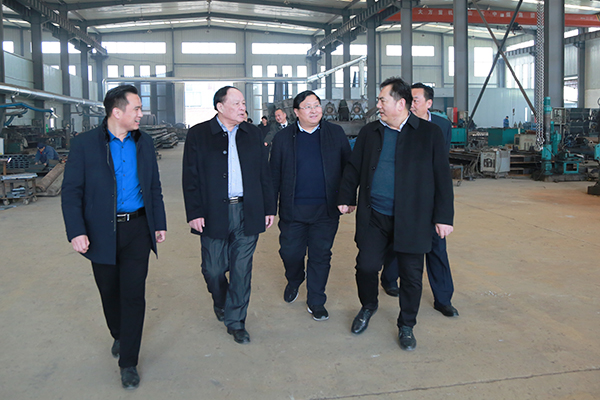 Warmly Welcome The Jining Energy Group Leaders To Visit The Shandong Tiandun