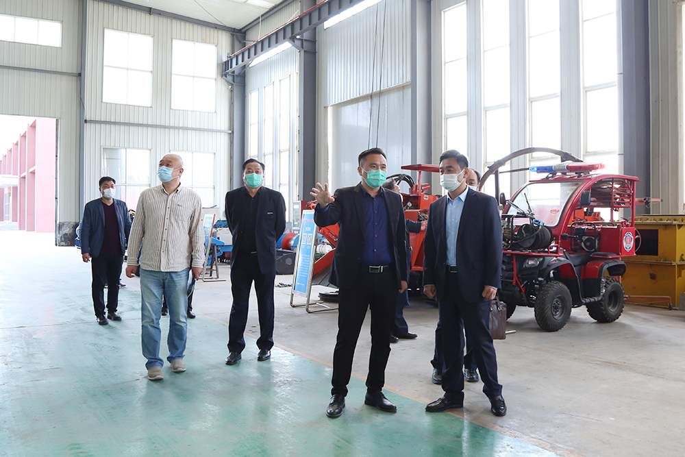 Warmly Welcome The Leaders Of Jining High-Tech Zone Private Enterprise Service Team To Visit Shandong Tiandun