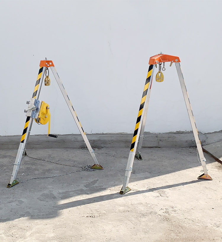 Use and maintenance requirements for fire rescue tripods